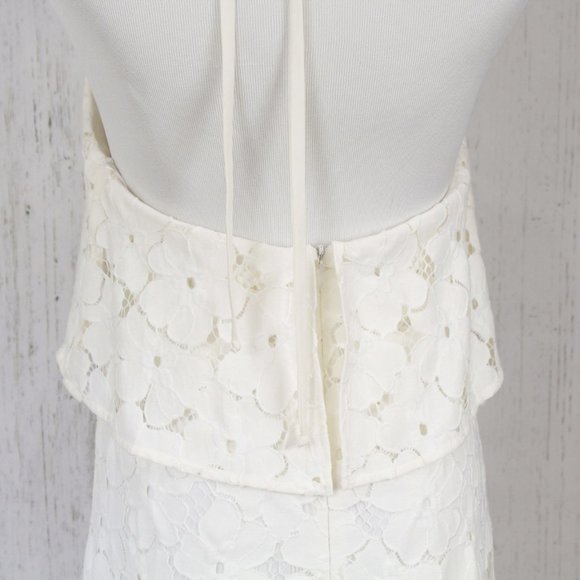 Trina Turk White Lace Halter Dress - Picture 8 of 16